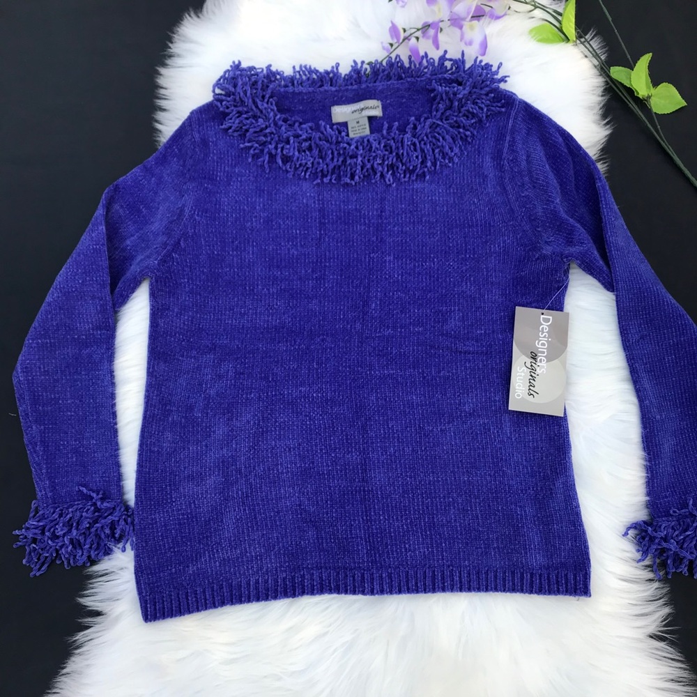 Soft purple woman sweater size M